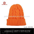 Mode orange Falte bis Beanie Hüte